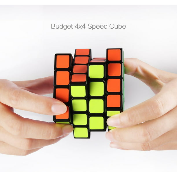 ABS Ultra-smooth 4x4x4 Rubik's Cube  Mixed 6-Color Stickerless Speed Cube